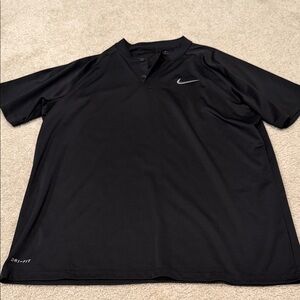 Nike Men's Black Polo Shirt
